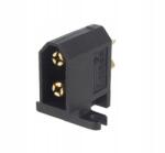 AMASS Soclu alimentare DC XT60 tata 2 pini lipire neagra 30A 500V XT60C-M AMASS (XT60C-M)