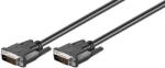 Goobay Cablu DVI-D 24+1p tata - DVI-D 24+1p tata 0.5m Dual-Link Full HD 1080p 1920x1080 WQXGA 2560x1600 Goobay (93295) - habo