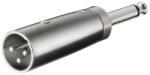 Goobay Adaptor XLR la Jack 6.35 mm mono tata Goobay (27452) - habo