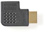 Nedis Adaptor HDMI - HDMI mama cotit stanga mare viteza cu Ethernet Nedis (CVGP34903BK)