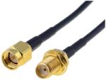 BQ CABLE Cablu SMA mama-tata 50 ohm 3m negru BQ CABLE SMA-SMF/50/3 (SMA-SMF/50/3)