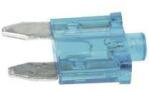 Velleman Siguranta auto mini cu indicator luminos 15A albastru Velleman 11x8.6mm (AFUM15L) - habo
