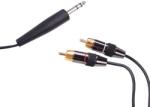 Cabletech Cablu Jack 6.3 mm STEREO la 2x RCA 3m Cabletech (KPO3867-3) - habo