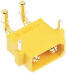 AMASS Soclu alimentare DC XT30 tata 2 pin pentru PCB THT galbena AMASS XT30PW-M (XT30PW-M)