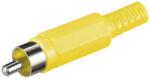 Goobay Mufa RCA tata din plastic galben Goobay (11602)