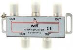 Well Splitter CATV 4 iesiri 5-2450Mhz Well (SPLT-FC/4-ST-WL)