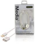 Profigold Cablu Apple iPad iPhone - USB de inalta calitate 1m alb Profigold (PROM101) - habo