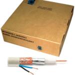 Cabletech Cablu coaxial RG59 si 2x0.35mm Cabletech (KAB0027)