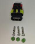 TE Connectivity Set conector cablu Superseal 1.5 mama mufa 3 pin 3 pini inclusi + 3 garnituri incluse IP67 TE Connectivity 282087-1-SET-F (282087-1-SET-F)