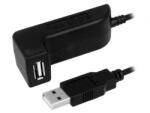 LogiLink Cablu USB 2.0 A soclu mama - USB A mufa tata nichelat 1.5m negru LOGILINK (CU0036) - habo