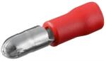Goobay Conector papuc rotund 4mm rosu cablu 0.5-1mm 10A Goobay (17035)