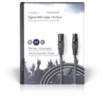 Nedis Cablu digital DMX 110 Ohm XLR 3 Pini tata - XLR 3 Pini mama 10m gri Nedis (COTG15012GY100)