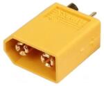 AMASS Mufa alimentare DC XT60 tata pin 2 pe cablu cu lipire 30A 500V AMASS XT60-M (XT60-M)