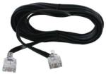 Well Cablu telefon mufat RJ11 6P4C 7/0.10 CCS negru 6m Well (TEL-0012-6BK-WL)