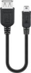 Goobay Cablu adaptor USB A mama la mini USB tata 20cm Goobay (95006) - habo