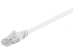Goobay Cablu CAT5e UTP alb 1.5m patchcord CCA neecranat 2x RJ45 Goobay (95564)