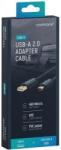 clicktronic Cablu Profesional 3m mini USB 2.0 - USB Hi-Speed 480Mbit/s OFC cupru fara oxigen aurit Clicktronic 70128 (70128)
