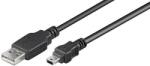 Goobay Cablu USB A la 5 pini mini USB 0.3m Goobay (93229) - habo