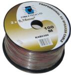 Cabletech Cablu difuzor negru 2x0.75mm cupru 1m Cabletech KAB0310 (KAB0310) - habo
