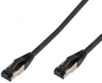 Somogyi Elektronic Cablu STP CAT8 Patchcord 1.5m RJ45-RJ45 negru max 40GB (STP 1.5)