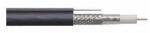Well Cablu coaxial RG6 cu sufa 75R autoportant fire otel cuprat ecranat cu folie Al+Al&Mg 48X0.12 1m Well (RG6MES-CCS/AL-305BK-WL)
