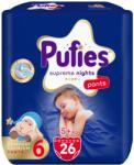 pufies Пелени гащи Pufies Supreme Nights - Value Pack, размер 6 Extra Large, 15+ kg, 26 броя (3800024037009) - ozone