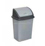 PLANET Szemetes kuka billenő fedéllel műanyag 50 literes antracit UP122-245 (PLANET_41830) (PLANET_41830)