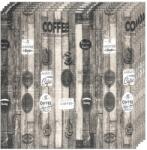 Teno 20x Tapéta 3D Teno® szett, kávé mintás, 9, 8 nm fedőfelület, öntapadós, falra/mennyezetre, vízálló, könnyen szerelhető, modern design, 70x70 cm, barna (TENO1921S20)