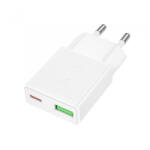 hoco. N73 Speed PD20W+QC3.0 USB-C, USB-A ultravékony töltő (EU) (HC661164) - aqua
