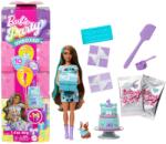 Mattel Barbie Party Unboxed Pet Birthday Series baba kék ruhában JFG72 (JFG72)