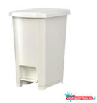  Szemetes kuka pedálos műanyag 40 literes törtfehér UP402 (62204)