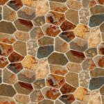  Többszínű rombusz kő falmatrica tapéta, 250 x 200 cm