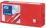 Tork Szalvéta, 1/4 hajtogatott, 3 rétegű, 32, 5×32, 8 cm, Advanced, TORK „Soft Lunch, vörös (KHH518)