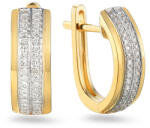 Heratis Forever Kétsoros gyémánttal díszített fülbevaló, sárga arany IZBR944N