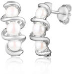 Heratis Forever Ródiummal bevont ezüst spirálfülbevaló gyöngyökkel IS8165A