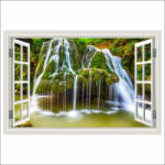  Öntapadó fotótapéta Window Bigar Waterfall Romániából, 200 x 135 cm