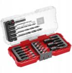 Einhell expert S2 acélból készült bit klt. 28 db klt. tartalmaz: 25 mm-es PH, PZ, TORX, 50 mm-es PH, PZ, TORX biteket, hatlapfejű behajtó bit: 6.0, 8.0, 10.0 mm, és mágneses bit-tartót DIN 338 TYPE N HSS 4241