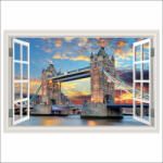  Falmatrica Tower Bridge ablak, London, 200 x 135 cm