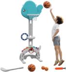 AIYAPLAY 5 az 1-ben gyermek bili, hal téma, állítható magasságú, többszínű, 46x51x134-152cm, 3-6 éves korig (331-050V00MX)