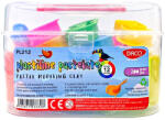 Daco Plastilina DACO PL212, 12 culori, 15 Accesorii, 200 g, Pastel (PL212)