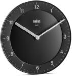 Braun BC 06 B falióra, analóg, kör alakú, fekete, 20x3.2x20cm (67076)