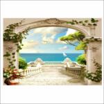  Öntapadós tapéta Kapu a tengerbe4, 300 x 250 cm