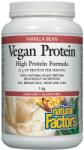 Natural Factors Vegan Protein, vanilie, 1 kg, Natural Factors