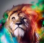  Blueback MAT Nyomtatott tapéta, oroszlán, 200 x 255 cm