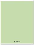 Fortuna Füzet kockás FORTUNA Monocolor A/4 32 lapos 87-32 pasztell zöld (01.08660) - vectraline