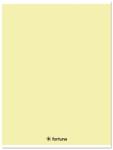 Fortuna Füzet kockás FORTUNA Monocolor A/4 32 lapos 87-32 pasztell sárga (01.08659) - vectraline