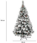 medenceorias. hu Nordmann King 2D-s havas műfenyő fém talppal, 150cm
