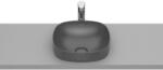 Roca Умивалник за полувгаждане Inspira Soft, 370 х 370 х 75 mm, onyx (A32750R640)