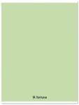 Fortuna Füzet kockás FORTUNA Monocolor A/5 32 lapos 27-32 pasztell zöld (01.08672) - vectraline