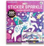 MUDPUPPY Set de autocolante sclipitoare cu scenă Unicorni magici (DDCHB8447)